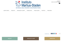 Tablet Screenshot of martiusstaden.org.br